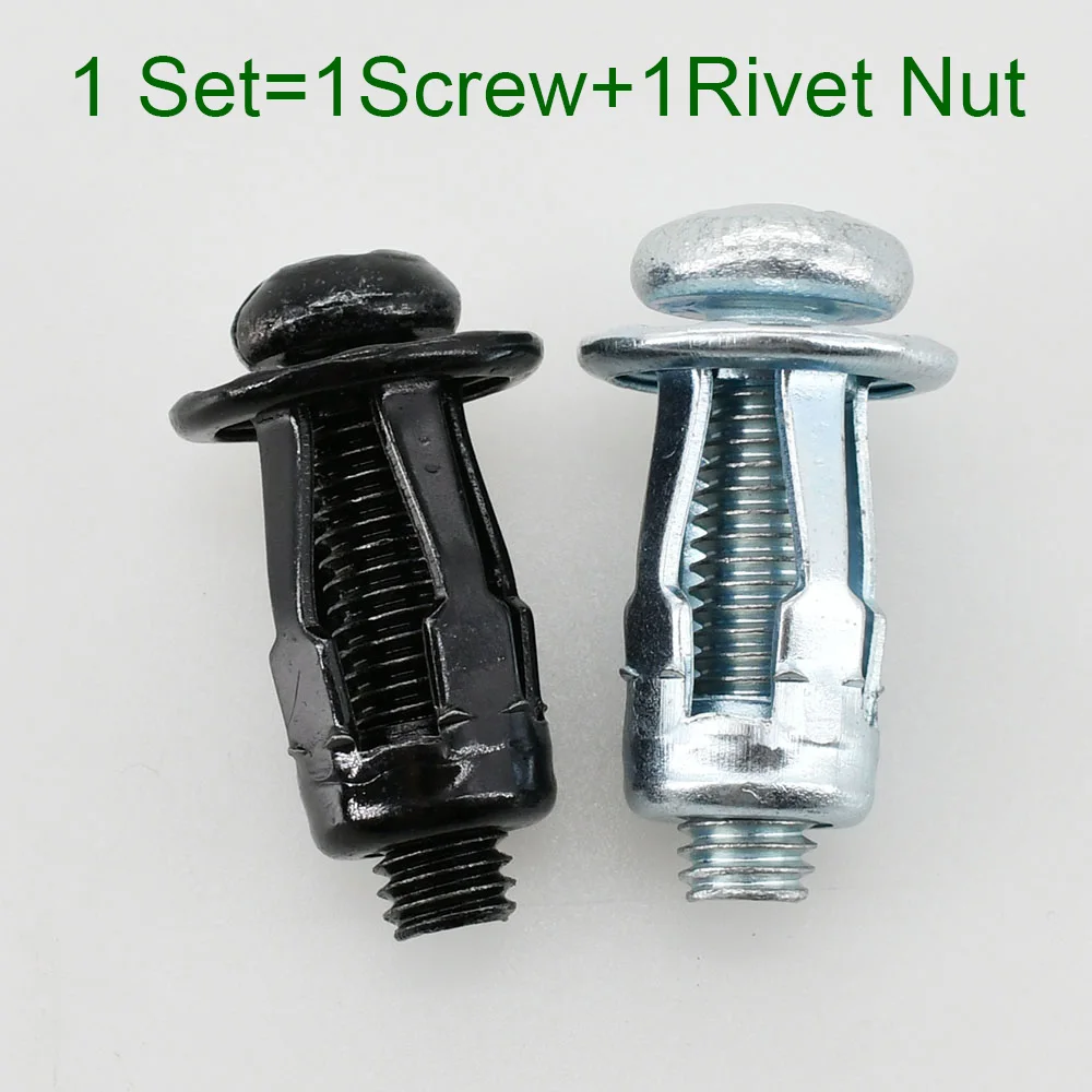 Petal Shape Metal Rivet Nuts Kit M4 M5 M6 M8 Molly Jack Nut Hex Expansion Screw Bolt License Plate Panel Clamp Lock Rivetnut motorcycle rivet nuts rivet nut screws