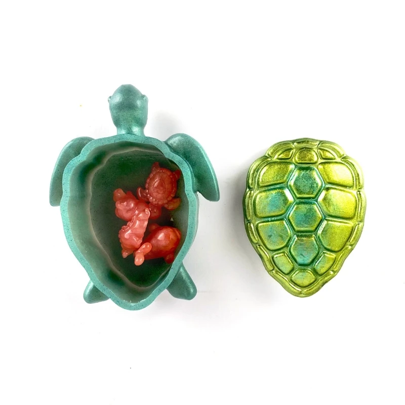 DIY 3D Storage Box Silicone Mold with Lid Resin Epoxy Casting Mold Handmade Home Desktop Decoration Craft Making