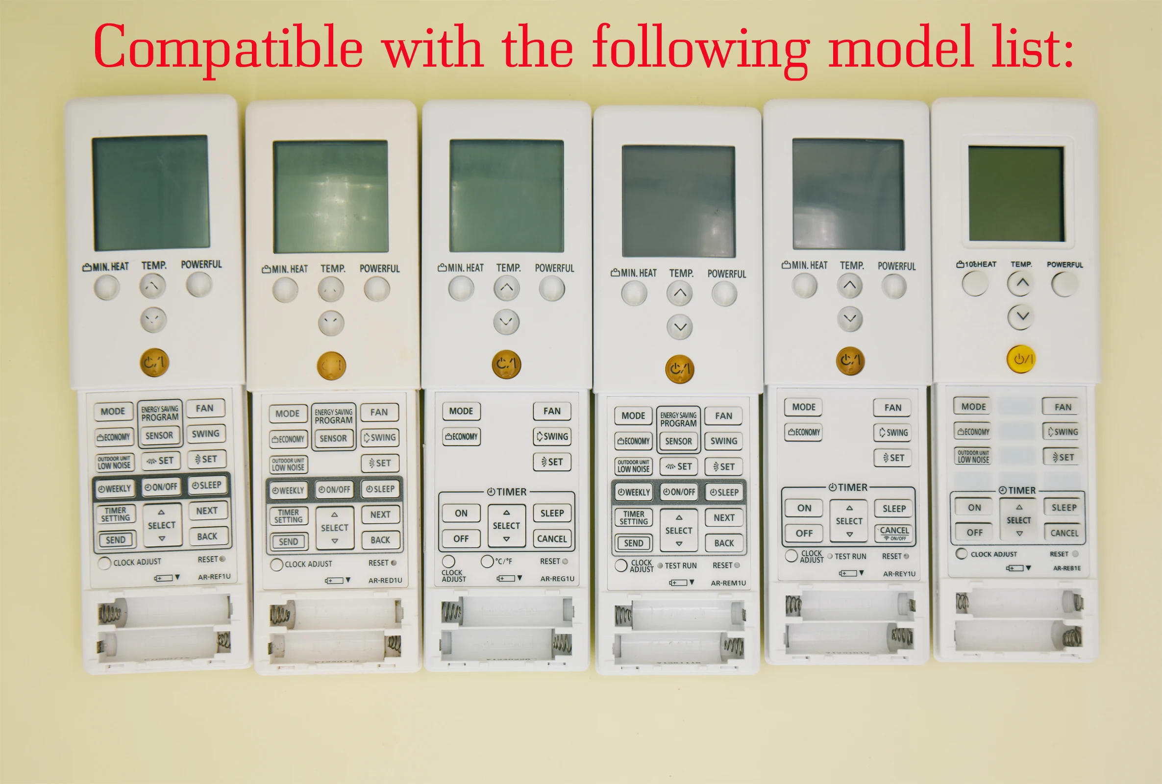 Replacement Fujitsu Air Conditioner Remote Control AUXG14KVLA AUXG18KVLA  AR-REM6E AR-REM5E 9319207001 ASYG09LTCB ASYG12LTCB - AliExpress