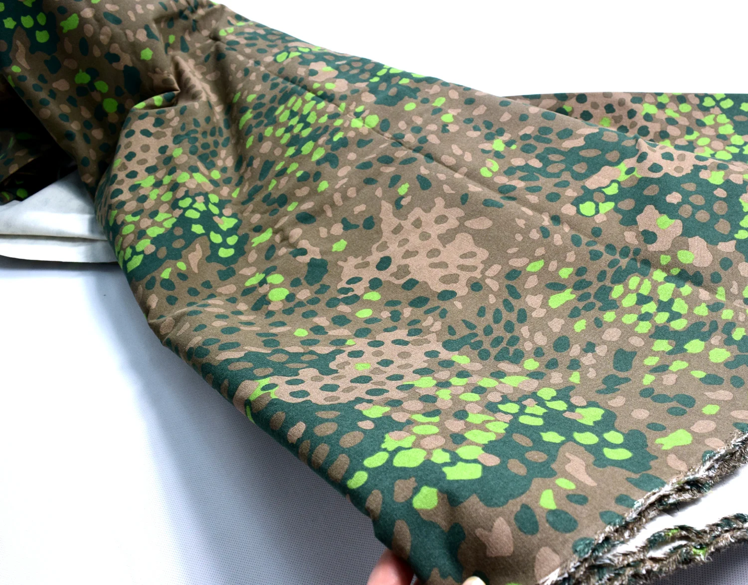 小物 camouflage pattern long stole 小物 camouflage pattern