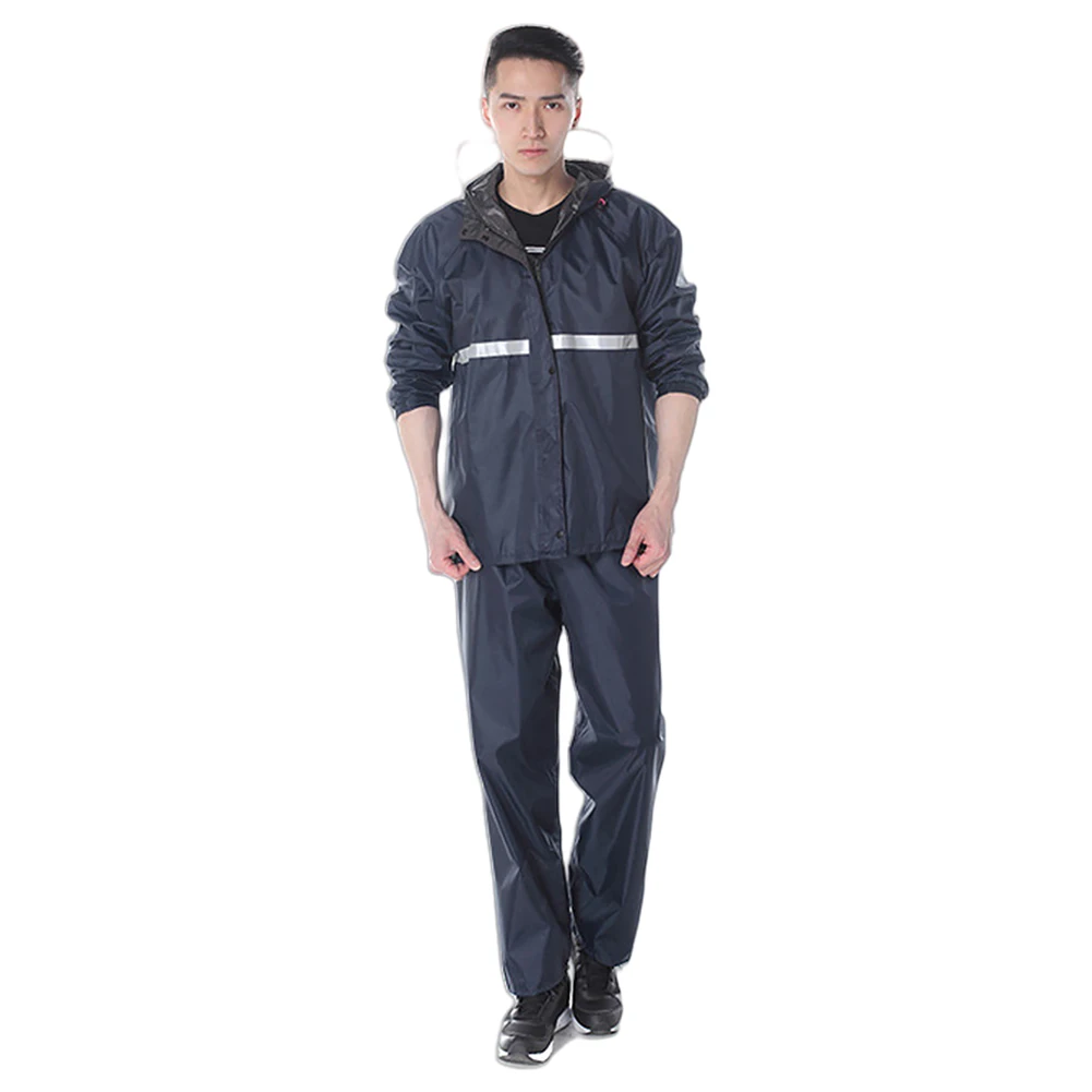 Motorcycle Raincoat Raincoat and Rainpants Suit Waterproof Full Body Rainstorm Prevention Thickened for Motorcyclist Rider
