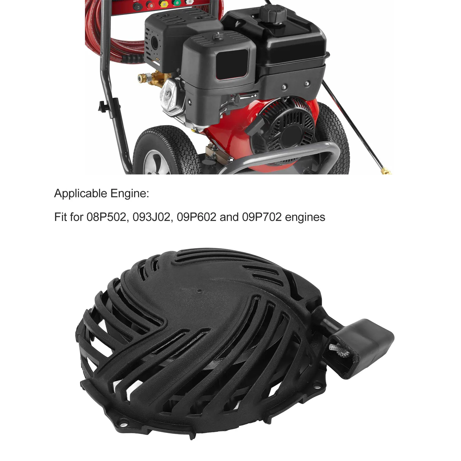 593959 Pull Start Rewind Starter Black OE Quality Professional Lawn Mower Parts 08P502 093J02 09P602 09P702 Engines lawn mower parts
