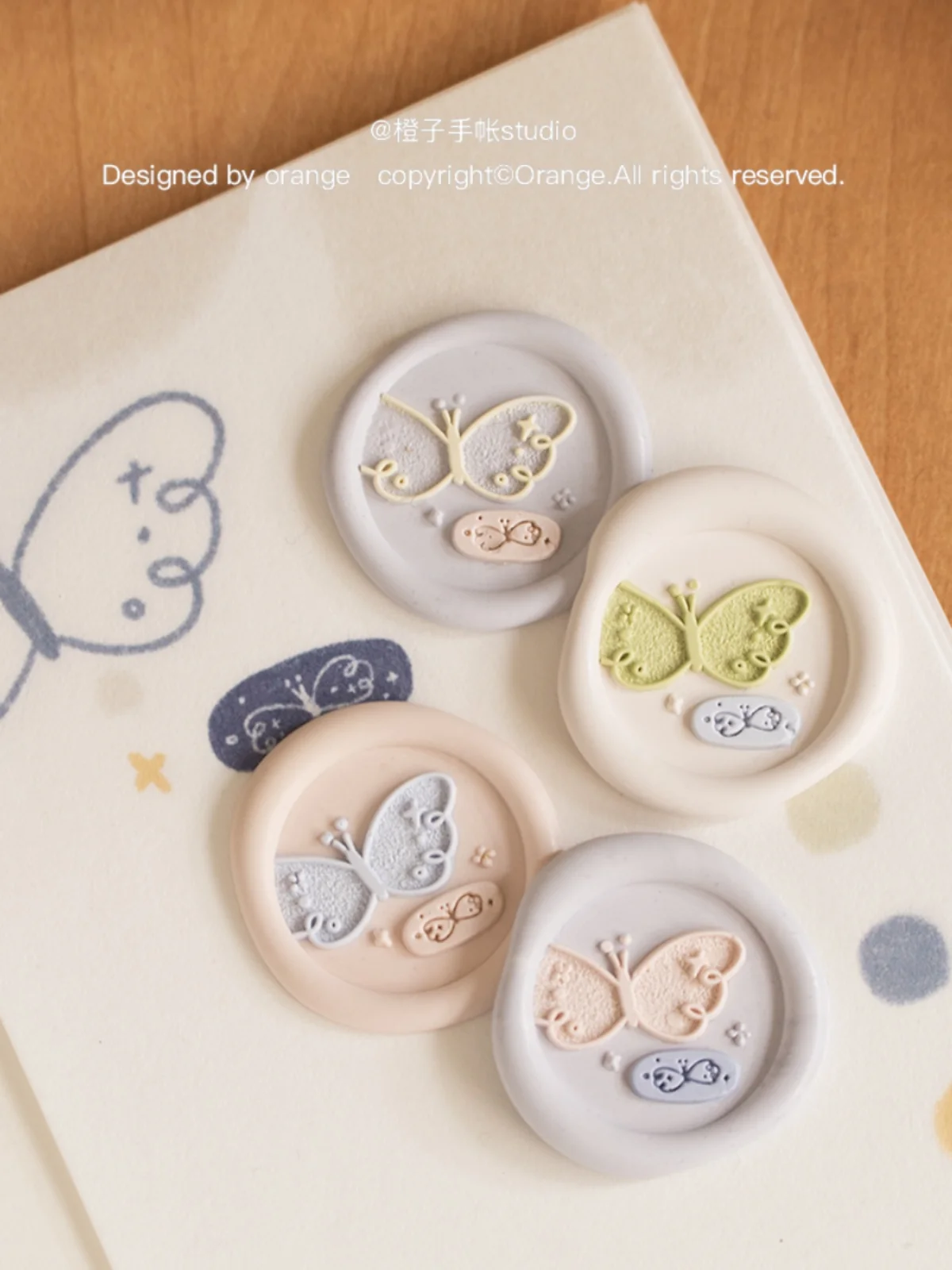 Diy Lacquer Seal Cute Cat Model Peripheral Spring New Relief Seal All Things Sealing Wax Collection Decoration Kid Birthday Gift