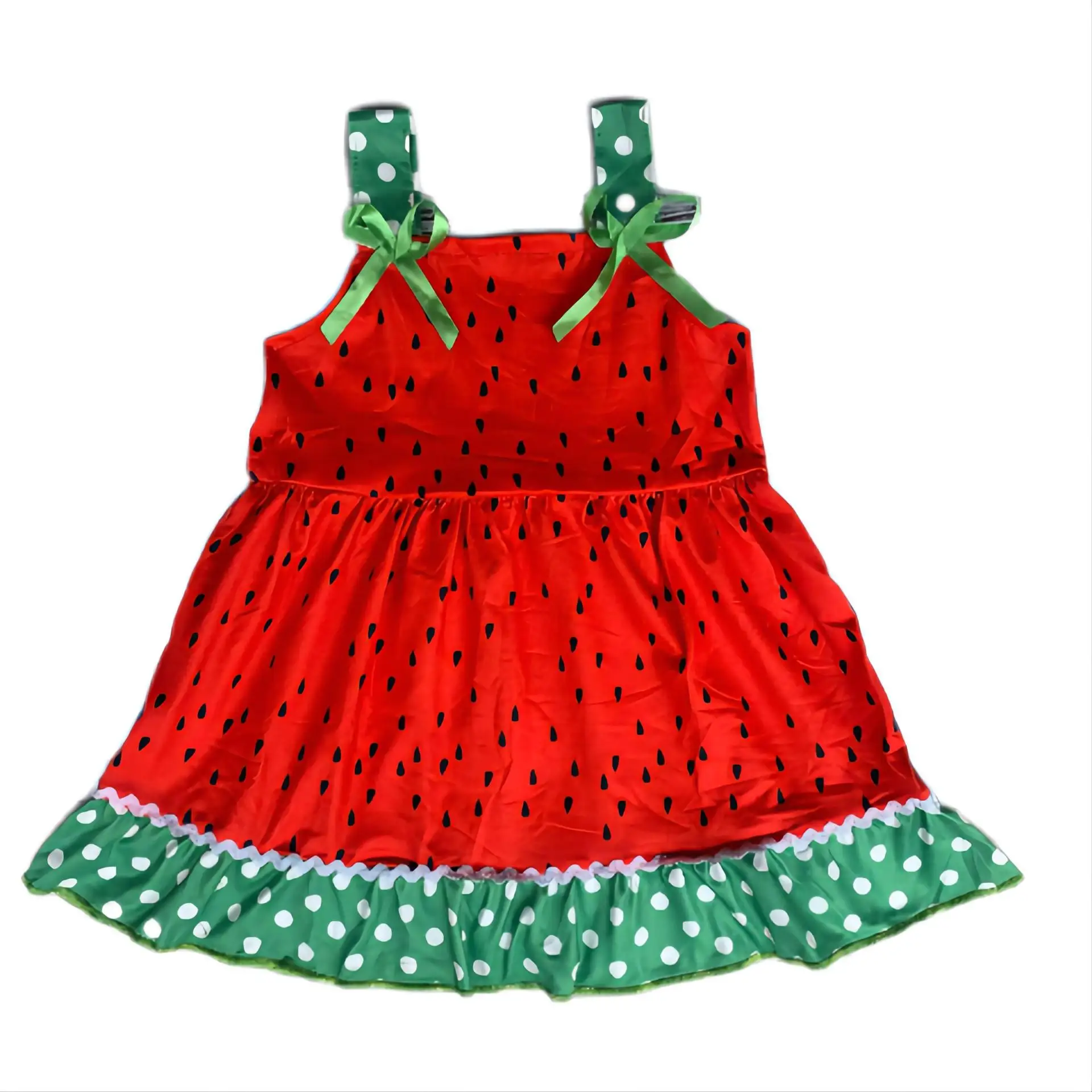 

New Toddlers Party Dress Clothing Baby Girls Boutique Dress Red Cute Fashionable Dresses Wholesales