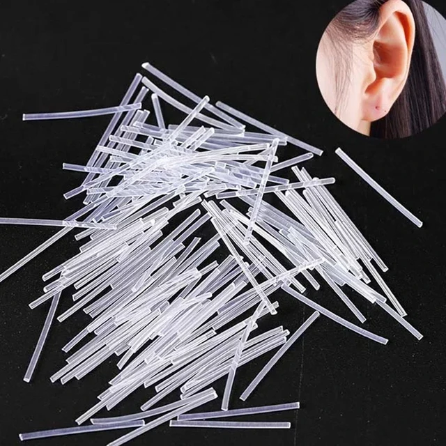 Plastic Earrings,Clear Earrings for Work and Earring Backs 200pcs Hyperallergic Comfortable Earrings for Men&Women Silicone Earrings Clear Stud