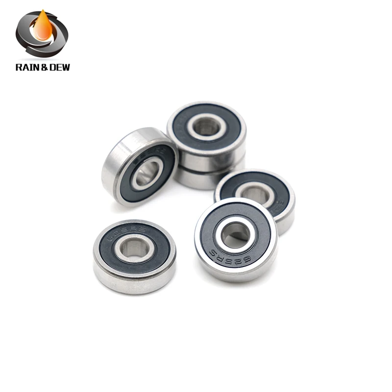 

10Pcs 625RS Bearing ABEC-7 5*16*5 mm Double Sealed 625-2RS Ball Bearings F695RS For VORON Mobius 2/3 3D Printer Mobius Camera