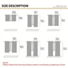 Kitchen Curtains 2 Pieces The Lord of the Rings Curtains Child Room Window Curtain Shades Partition Halloween Decoration Living 5