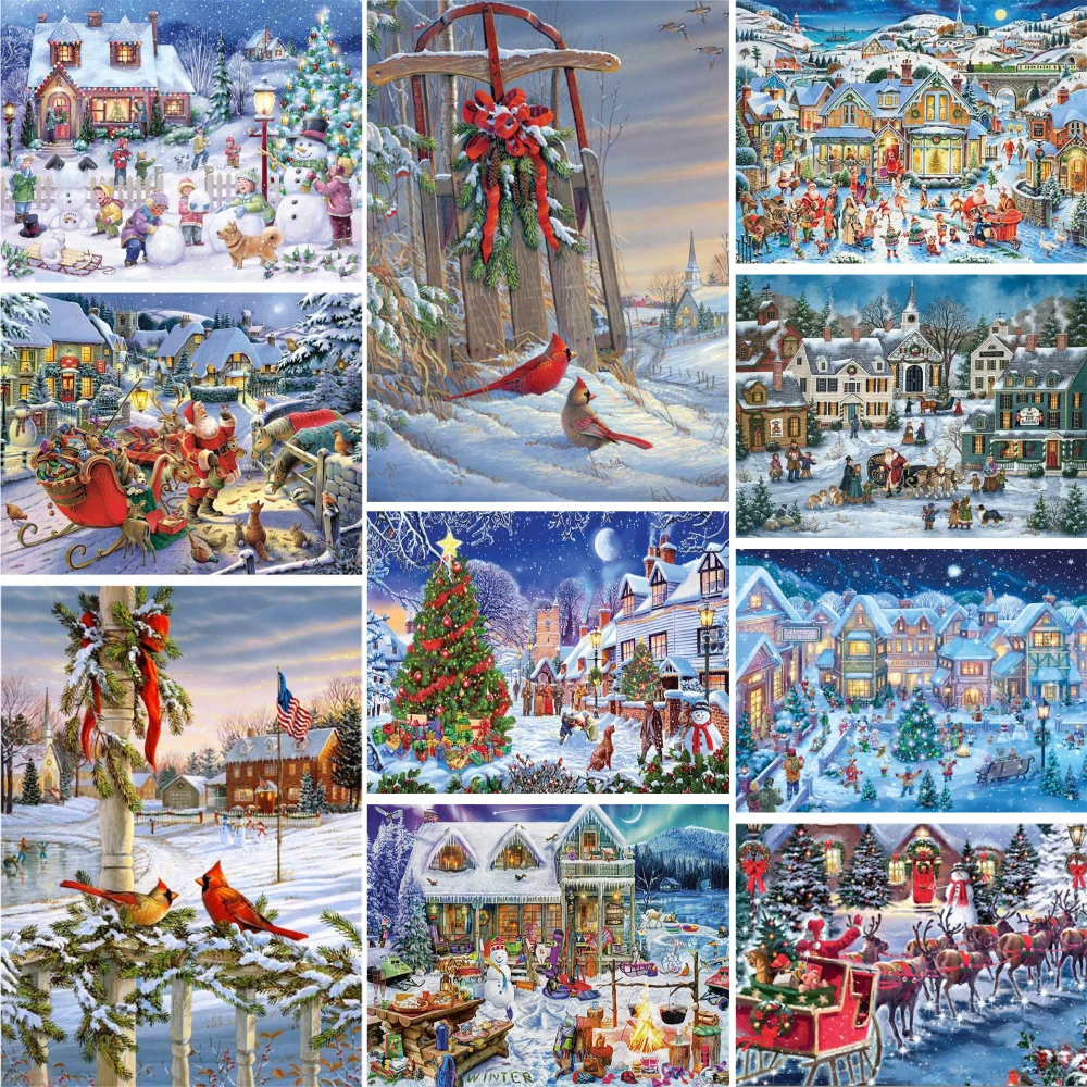 

Рождественская алмазная живопись Санта-Клаус Лось AB, украшение для спальни, алмазные художественные инструменты и аксессуары, Закладка, подарок для мамы на заказ