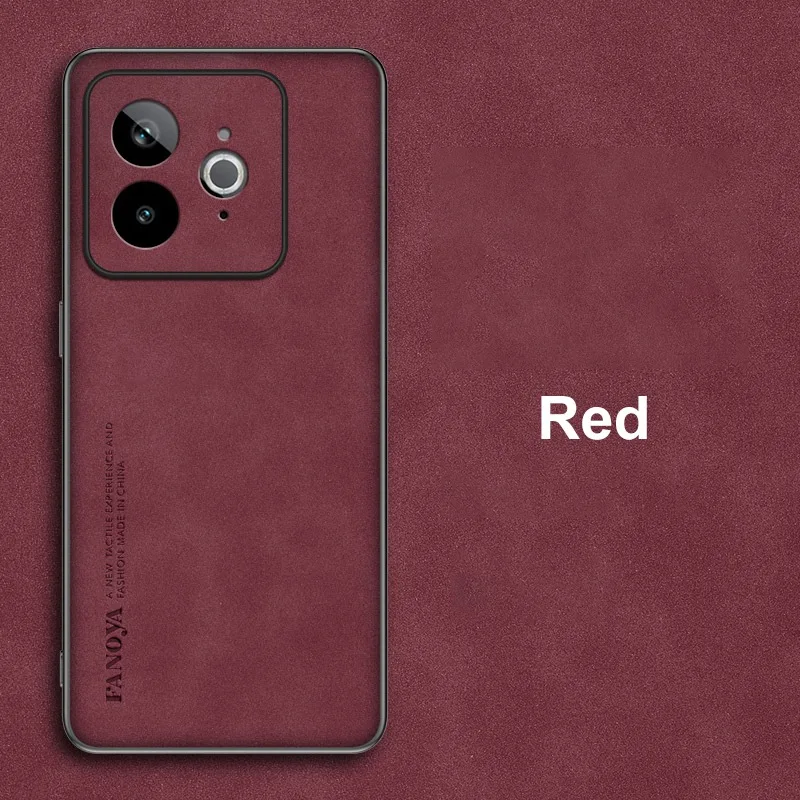 Luxury PU Leather Matte Silicone Protective Phone Case - Sleek and Stylish Back Cover