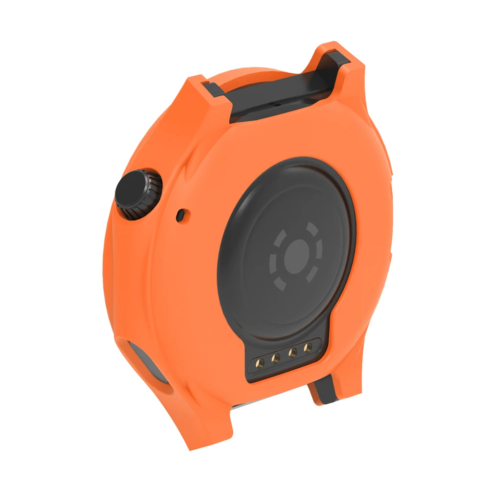 Premium Soft Silicone Protective Case for Smartwatch - Skin Shell Frame Guard Bumper