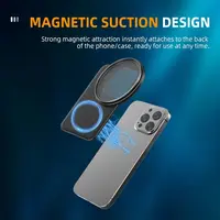 6.1/6.7 inch Camera Filter Magnetic Phone Filter Adapter Magnetic Suction Phone Filter Holder for iPhone 16 15 14 13 12 Pro Max - Image 2