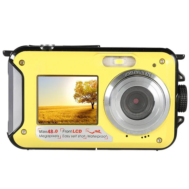 48 Million Pixel Dual-Screen Underwater Waterproof High-Definition Digital Camera Point-And-Shoot Digital Camera Vlog Camera micro four thirds Digital Cameras