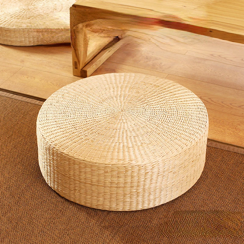 Straw Futon Cushion Tea Ceremony Home Ground Japanese Tatami Meditation Meditation Worship Mat Cattail Floor Cushion 4