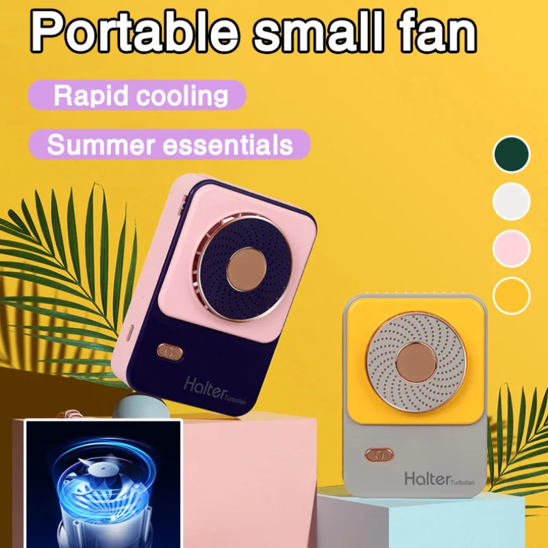 

Desktop Mini Fan Usb Rechargeable Portable Bladeless Blow Dryer Handheld Manicure Small Fan