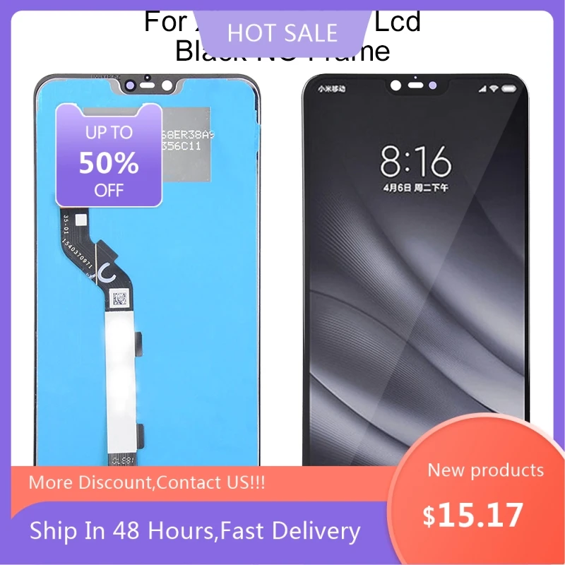 

1Pcs 6.26 Inch For Xiaomi Mi 8 Lite lcd Touch Screen Digitizer Assembly Replacement Mi 8 Lite Display Free Shipping With Tools