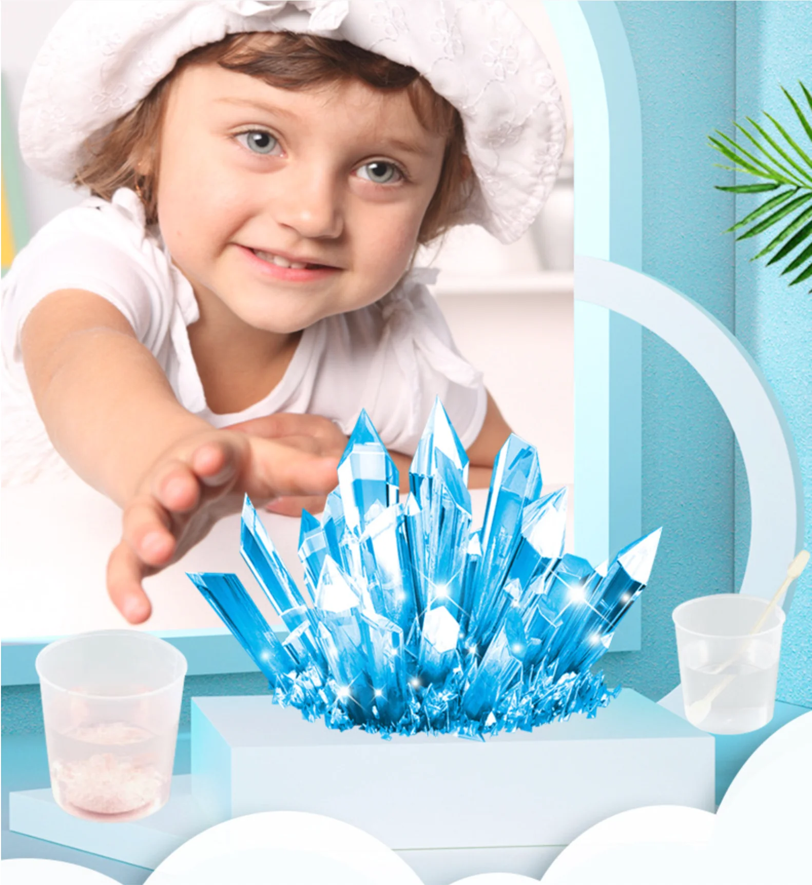 Crystal Growth Science Kit - Educational STEM Toy with Colorful Crystals