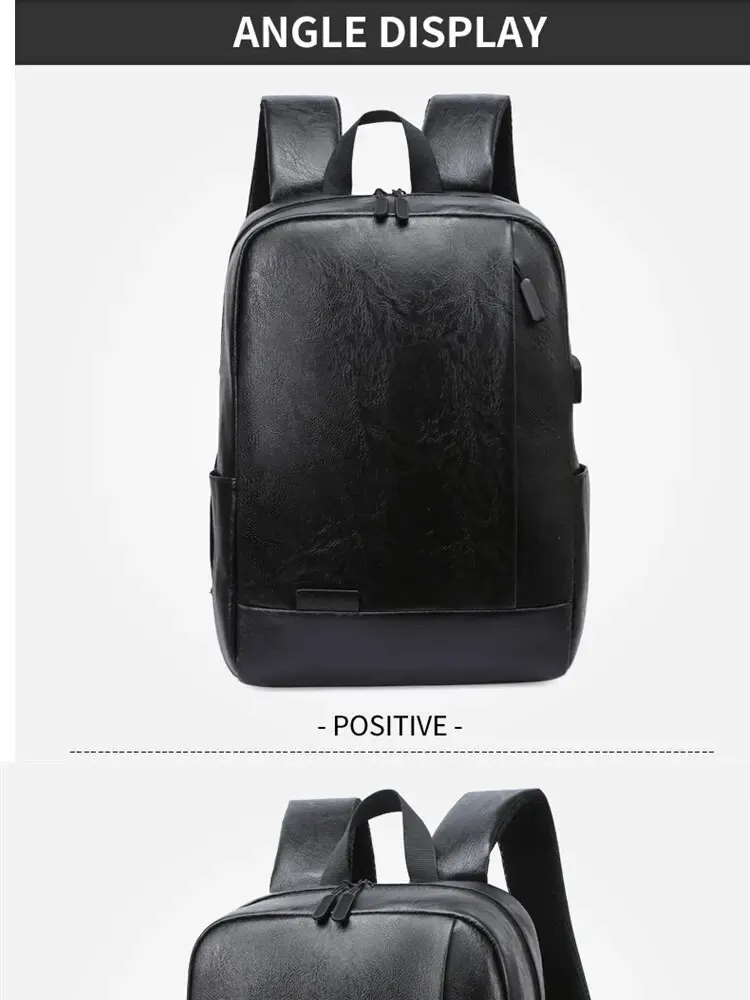 Sbcb5478ae2544cd4b47cd95ac813fff1t 1 Pack 15.6 inches Men's Business Simple Computer Backpack USB Charging Lightweight Schoolbag Travel Commuting Mallzona