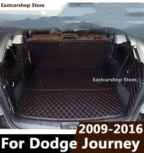 

For Dodge Journey 2016 2015 2014 Car Trunk Mats Leather Durable Cargo Liner Boot Carpets Rear Interior Accessories 2009-2013