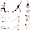1/2Pcs Cork Yoga Blocks Non-Slip&Anti-Tilt Block Training Exercise Fitness Dance Tool for Stretching Body Shaping for Women Men 6