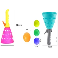 Outdoor Kids Fun Ejection To Catch a Ball Launch Throwing Toy Pinball Sense Training Equipment Pair for Toys Parent-Child 2