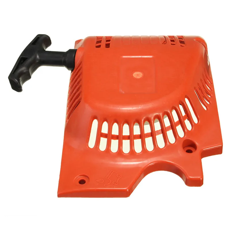 Rücklauf ziehen Rückstoß starter für chinesische Kettensäge 45cc 52cc 58cc 4500 5200 rot Raptor Rasenmäher Motor Motor Teil Ersatz – Detail 8