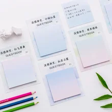 

Creative Gradient Message Memo Notepad Fresh Sticky Notes Memo Office Learning
