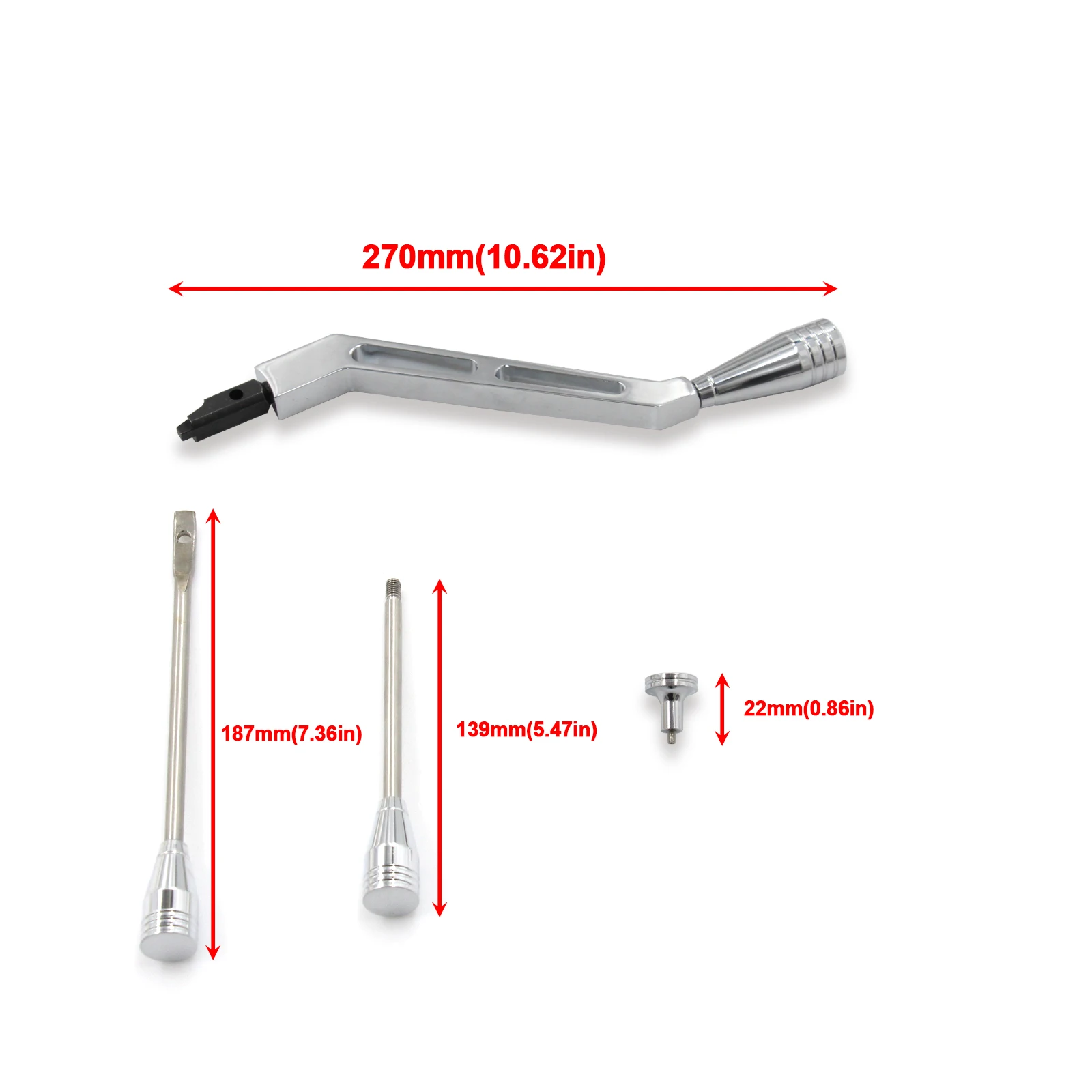 Aluminum Alloy For Olds Buick 1967-1994 for GM Column Shifter Turn Signal Lever Hazard Tilt Kit Flasher Knob Polished Billet
