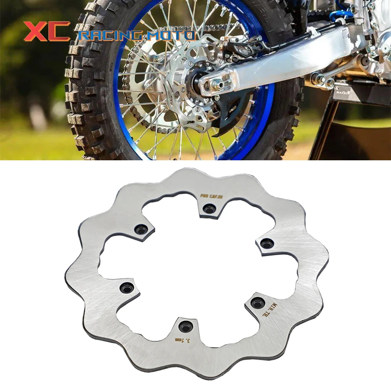 

Motorcycle 245mm Rear Brake Disc Rotor For Yamaha YZ125 YZ250 YZ250F YZ450F YZ125X YZ250X YZ250FX YZ450FX WR250F WR450F 02-2018