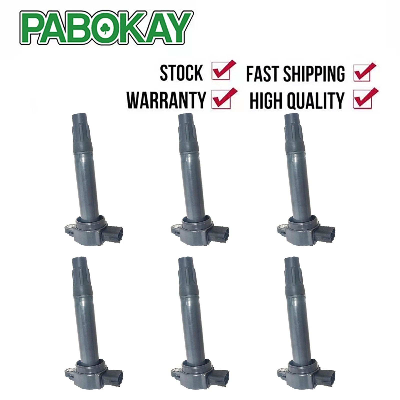 

6 шт. Катушка зажигания для MITSUBISHI ASX PAJERO IV CITROEN C-CROSSER PEUGEOT 4007 2003 л 597096 л (-) FK0320 1832A026