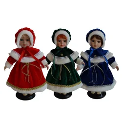 Poupée en céramique de 30 Cm, décoration de la maison, maison de jeu, jouets, Mini peluche, cadeau Surprise pour enfants 