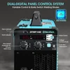 140A Welding Machine 120V 4-in-1 Flux Core Gasless MIG Welder Stick TIG Suitable 2-11lbs Coils Dual Panel Control CSA Certified 3