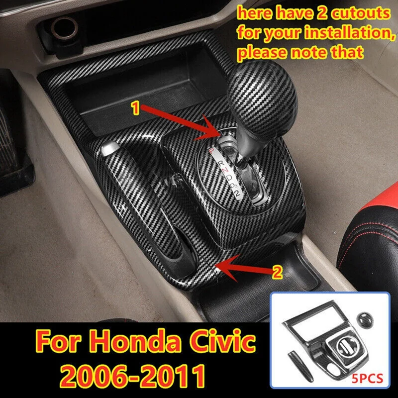

Декоративная накладка на крышку ручного тормоза для Honda Civic 2006-2011
