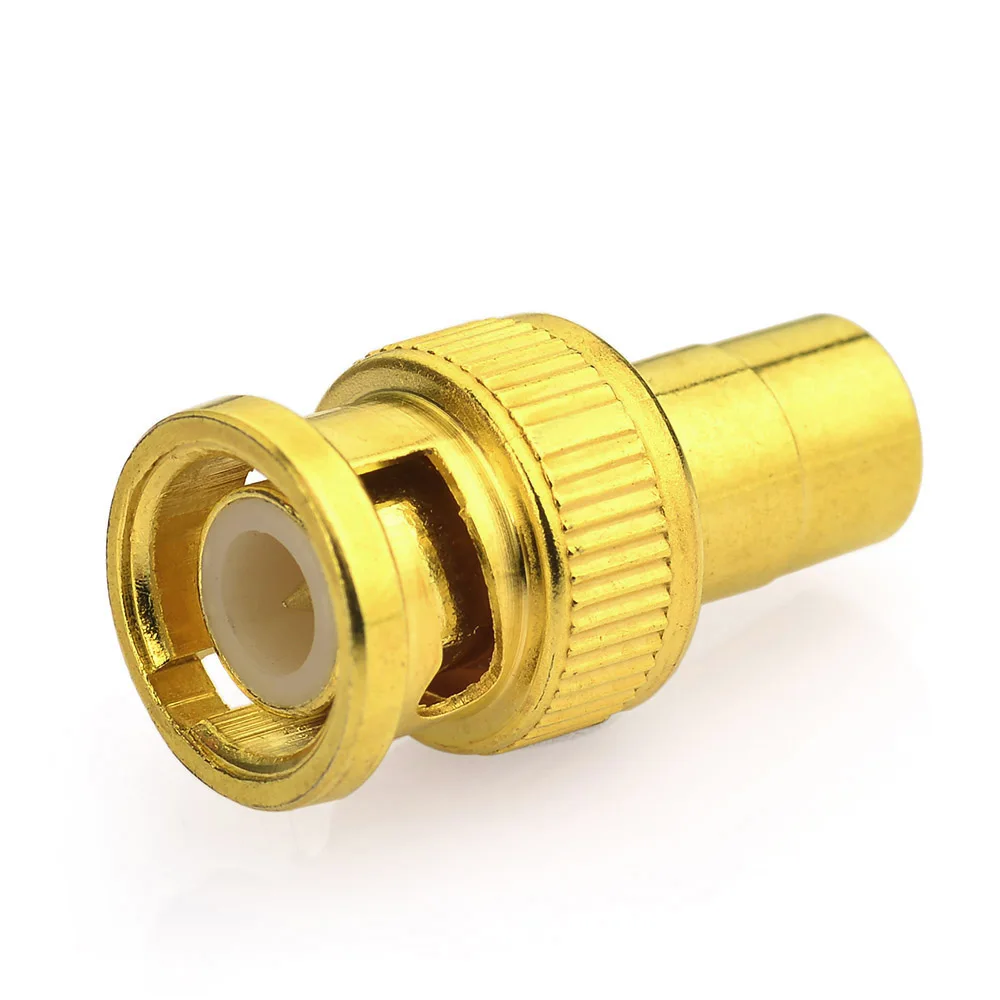 BNC Male to RCA Female Goldplated RF Coaxial Connector Adapter
