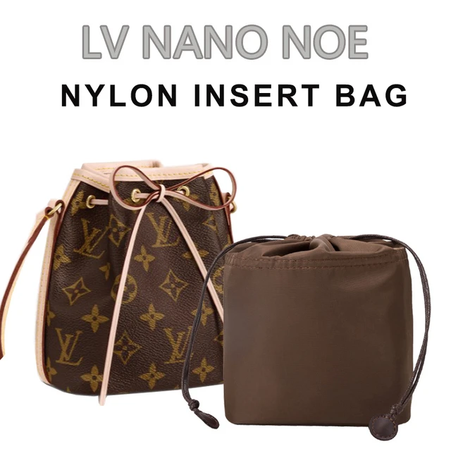 EverToner For LV Nano Noe Mini Bag Organizer Insert Waterproof Nylon Bucket  Bag Purse In Designer Handbag Inner Cosmetic Bag - AliExpress