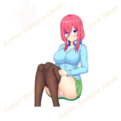Fuzhen Boutique Decals Exterior Accessories Cute Miku Nakano Pantie Sticker Car Stickers Custom Printing Occlusion Scratch Decal