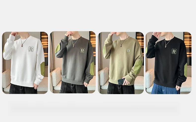 Stilvoller Herren Pullover Vielseitiges Langarmshirt Für Männer_voghion.com