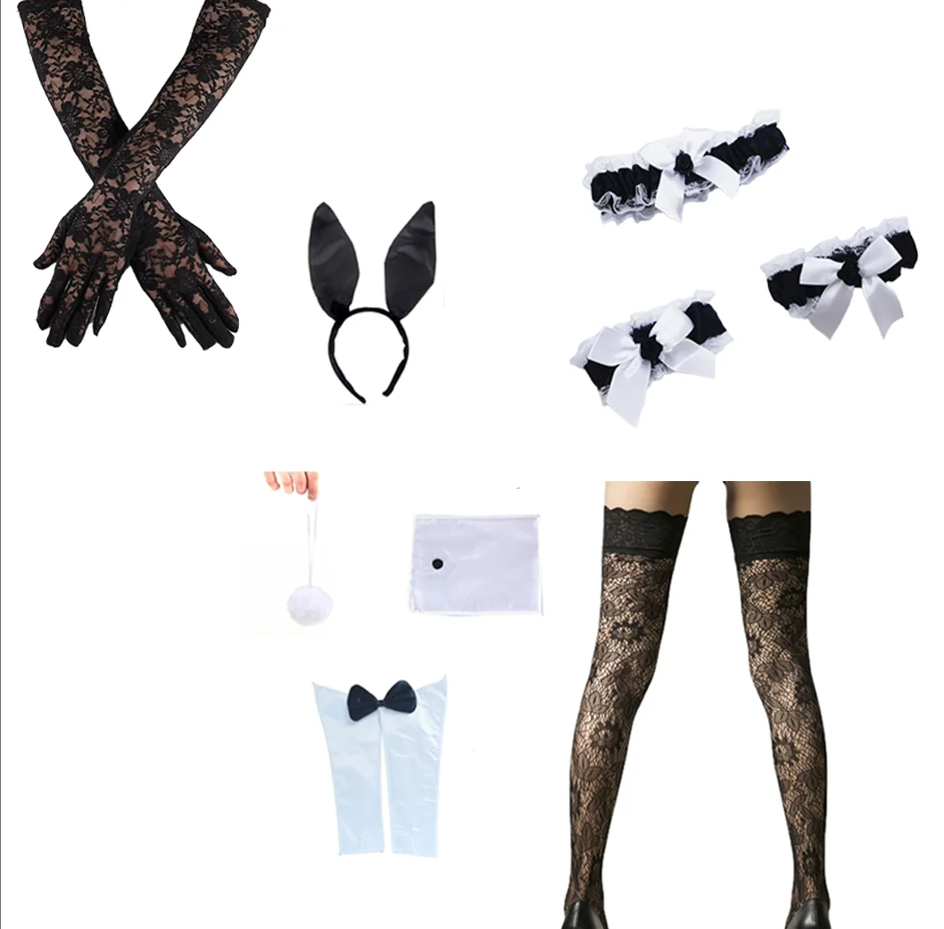 PESENAR Bunny Girl Costumes Are Suitable for Bunny Girl Cosplay, Easter or Bunny Girl Themed Parties, Carnivals, Halloween, Etc