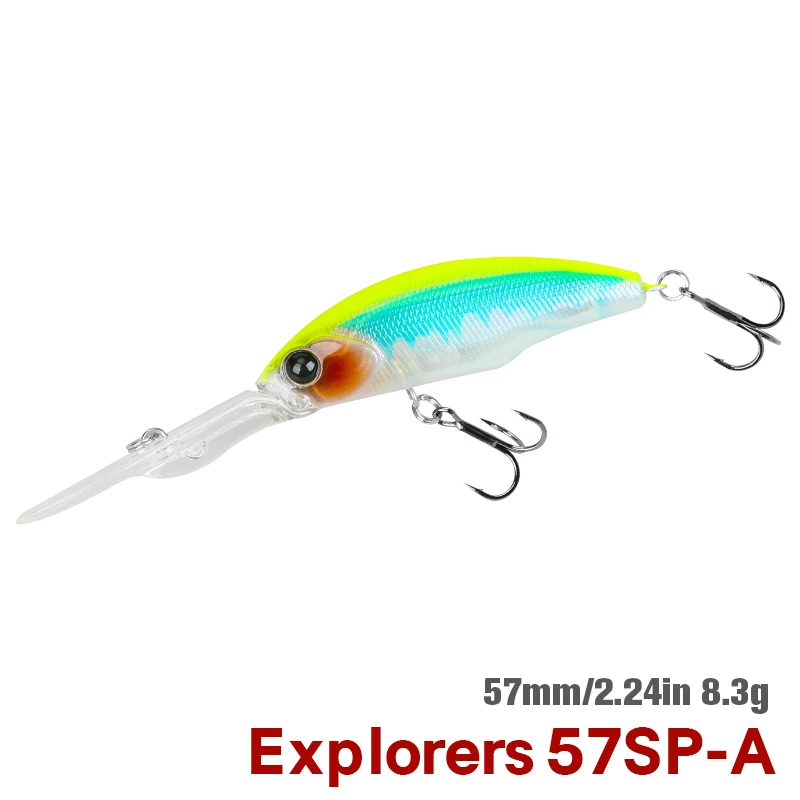 TSURINOYA 57mm 8.3g Suspend Minnow SHAD Fishing Lure EXPLORERS