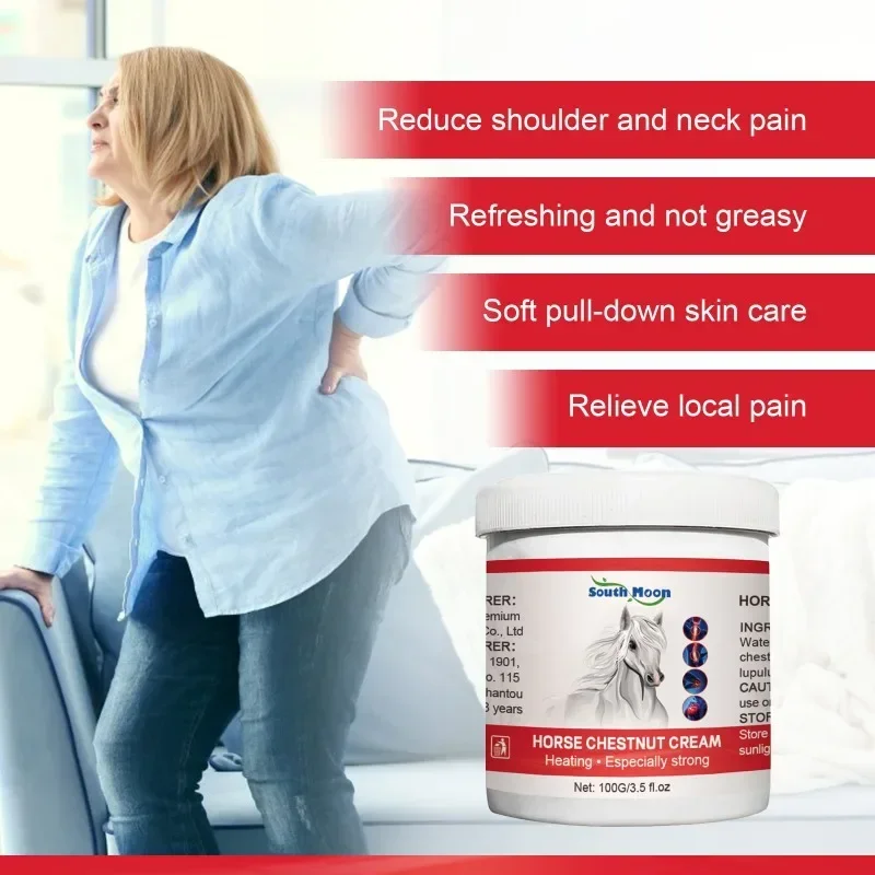 Horse Chestnut Pain Relief Cream Cervical Spine Joint Lumbar Disc Herniation Shoulder Neck Knee