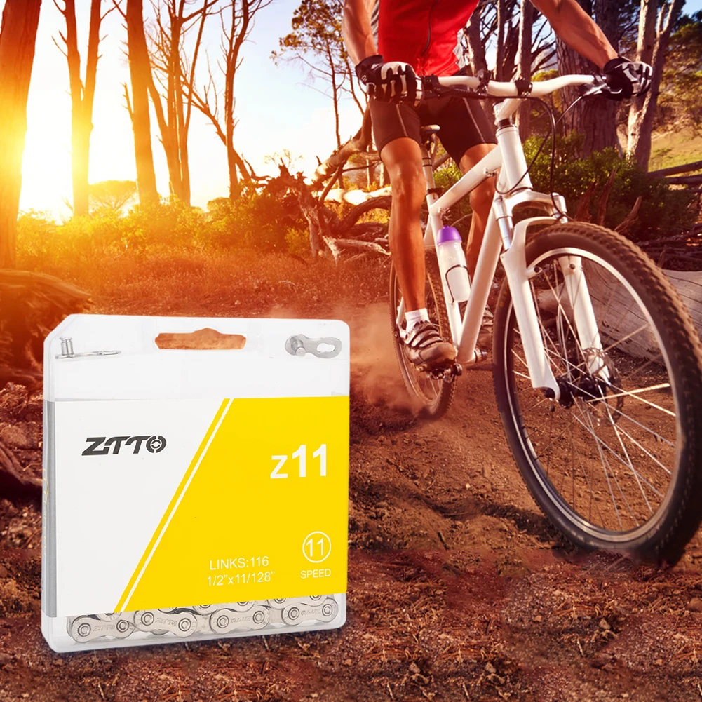 6-7-8/9/10/11/12 Speed Mountain Bike Chains with Missing Link Cycling Chains Universal Bike Chains for Road Mountain Bike