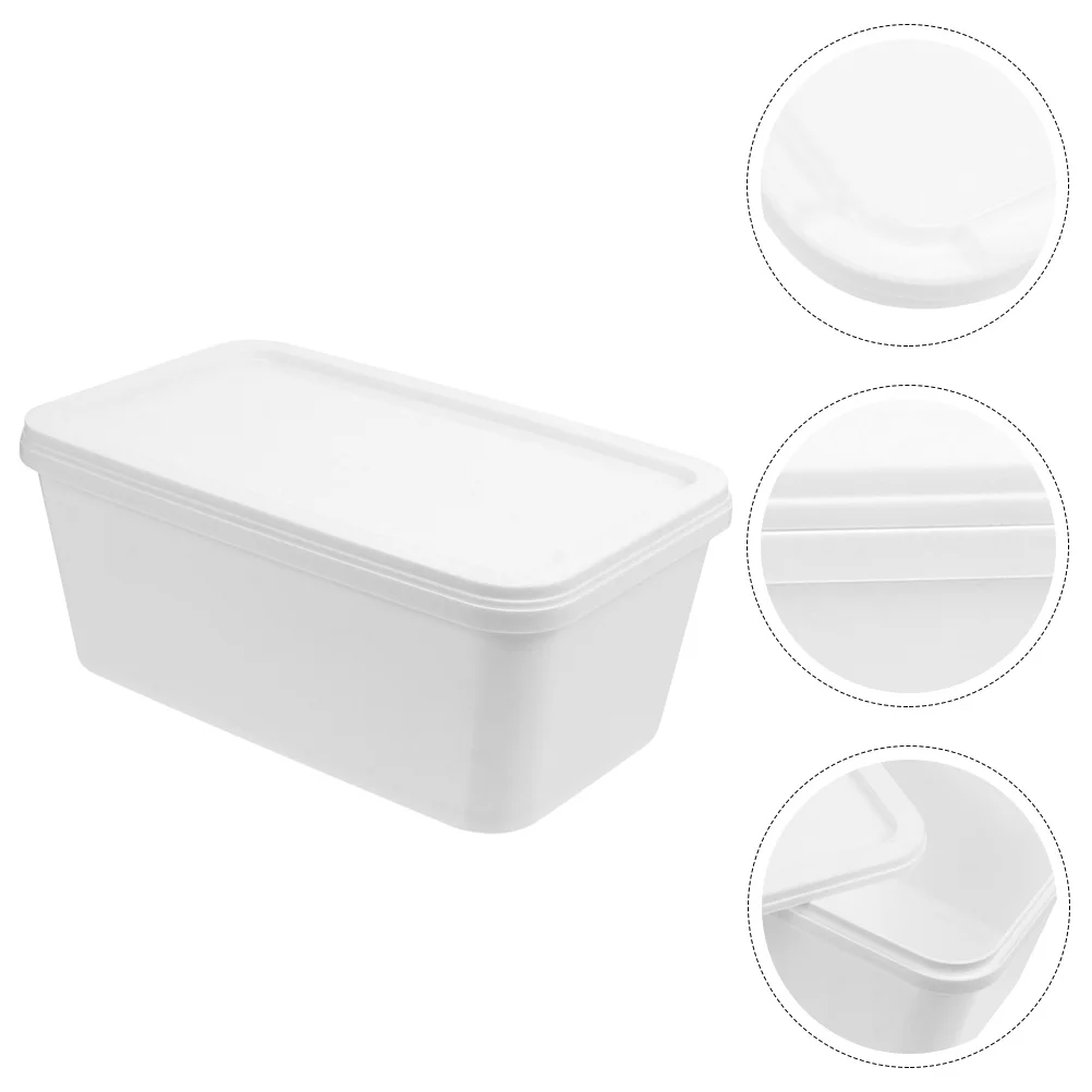Ice Cream Bowl Ice Cream Tub Containers Professional Storage Box for Dessert Preservation and Household Organization ice cream bowl