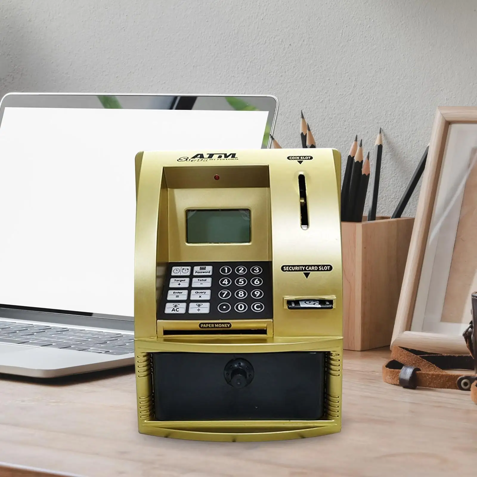 ATM Piggy Bank for Kids Electronic Coin Money Bank Safe Money Jar for Children Ages 3 4 5 6 7 8 Years Old Birthday Gifts