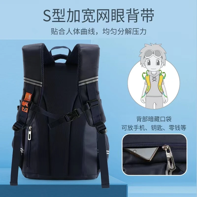 2022 Disney Miokey School Bags For Boys Girls Primary Middle School Student Shoulder Orthopedic Backpack Large Capacity Mochila