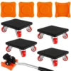 Furniture Lift Mover Tool Set 880LBS Heavy Duty Furniture Mover Washing Machine Refrigerator Transport Moving Furniture Helper 1