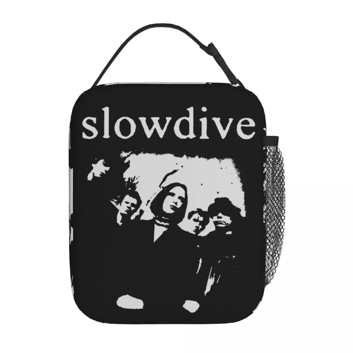 

Slowdive Insulated Lunch Bag Portable Reusable Cooler Bag Tote Lunch Box School Travel Bento Pouch