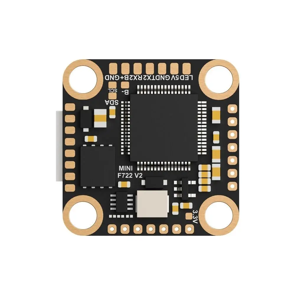 Foxeer 미니 F722 V2 비행 컨트롤러 2 ~ 6S 20*20mm 장착 구멍 MPU6000 BetaFlight DJI ...