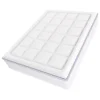 Mattress Topper Premium Memory Foam Fiber Fill Queen Size 3 in Thickness 1