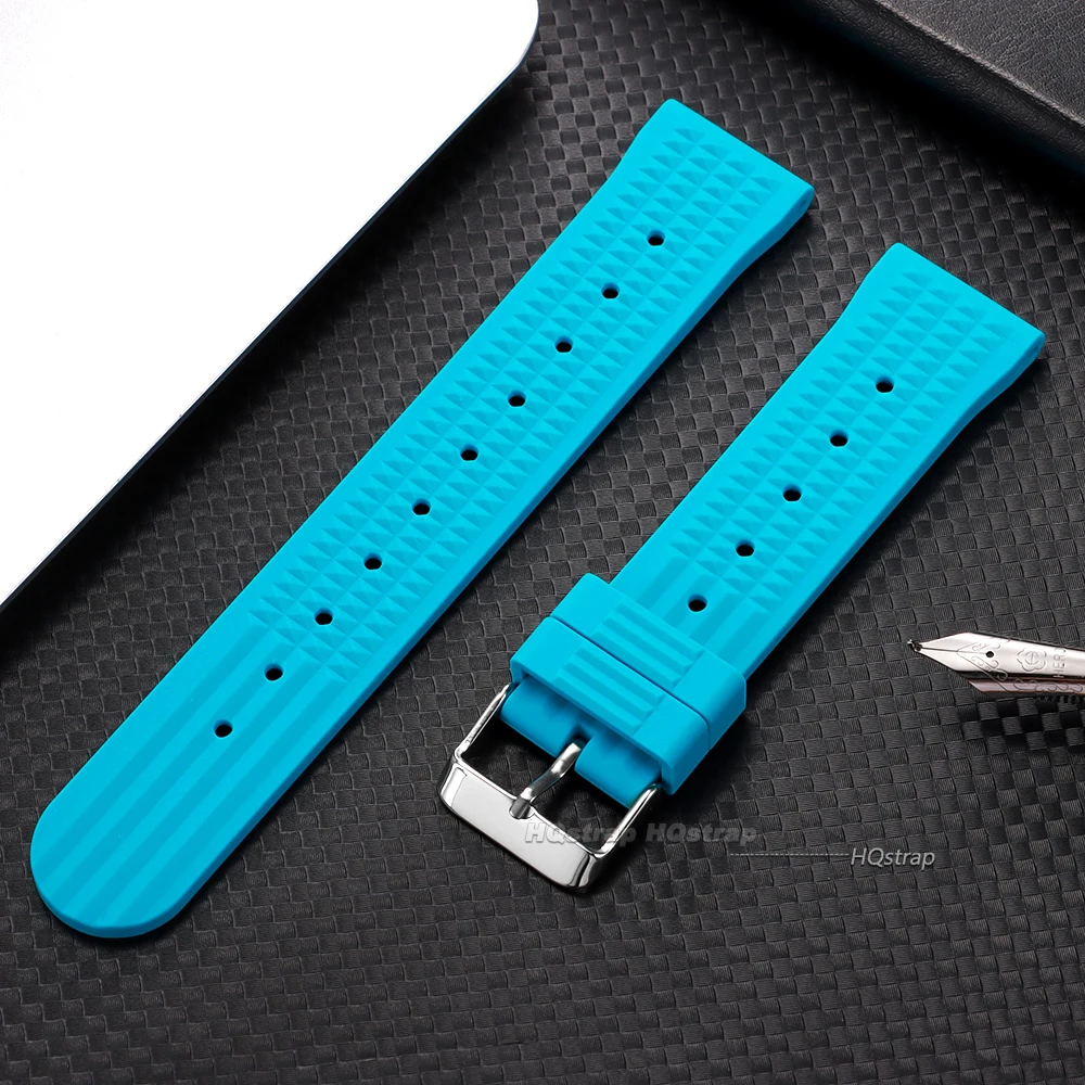 Deluxe Silicone Waterproof Watchband Replacement Strap