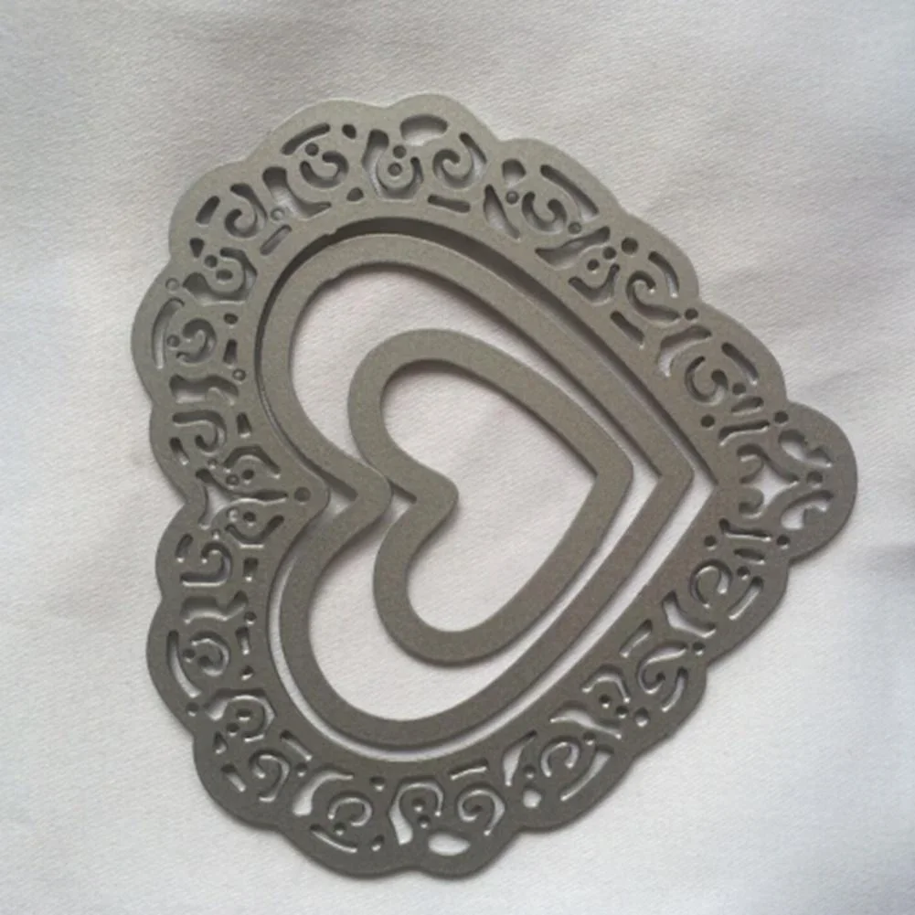 하트 스크랩북 공예 다이 스크랩북 다이 3D 스탬프 DIY 카드 만들기