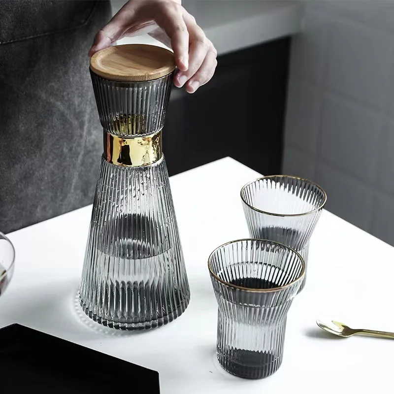 Pichet à Eau en Verre avec Couvercle